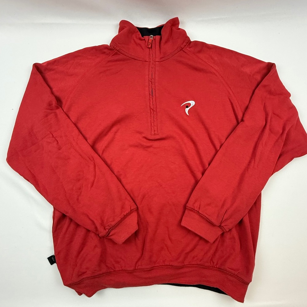 Titleist Performance Institute Reversible Quarter Zip Pullover Mens Large Black